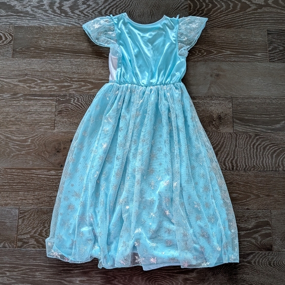 Disney Frozen Elsa Nightgown Dress Size 8 - Picture 4 of 4